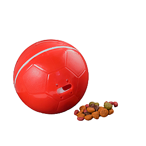 Brinquedo Comedouro Amicus Crazy Ball Vermelho Único