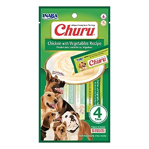Petisco Churu Frango com Vegetais para Cães 56 g