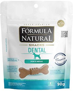 Snack Formula Natural Dental para Cães Porte Médio 90g