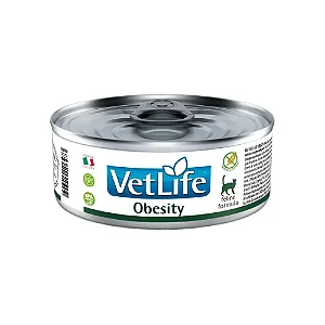 Ração Úmida Vet Life Obesity para Gatos Adultos 85 g