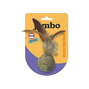 Brinquedo para gato Bola Natural com Catnip Jambo