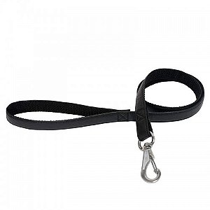 Guia Corino Reforçada Preto - São Pet