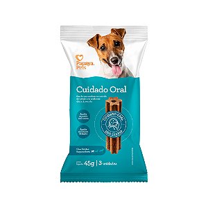 Snack Papaya Pets Cuidado Oral para Cães Adultos