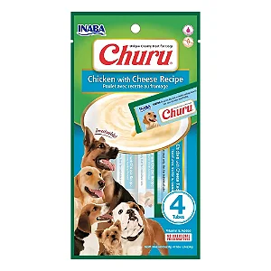 Petisco Churu Frango com Queijo para Cães 56 g