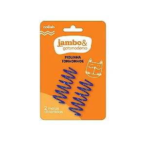 Brinquedo Jambo Gato Moderno Mola Com 2 Peças