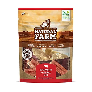 Natural Farm Mix 100g - Bexiga, esôfago e traqueia bovina