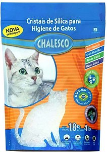 Areia Sanitária Chalesco Cristais de Sílica 1,8kg