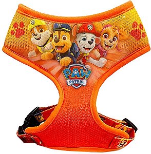 Peitoral Patrulha Canina Laranja para Cães G