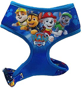 Peitoral Patrulha Canina Azul para Cães G