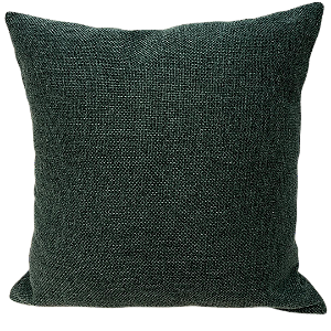Capa De Almofada Linho Verde Escuro