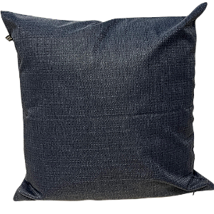 Capa De Almofada Texturizada Azul Escuro
