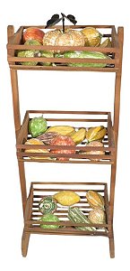 Fruteira de Madeira Maciça Demolição