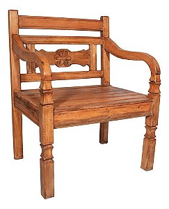 Poltrona Garden de Madeira Maciça Reflorestamento 1 Lugar