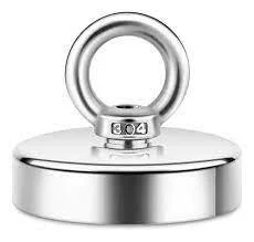 Ímã de Neodímio D55x11mm. Força 110Kg
