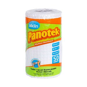 Pano multiuso Wiper 21cmX20cm Panotek Branco C/50