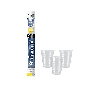 Copo de Plástico PP 300mL Branco C/100 Altacoppo