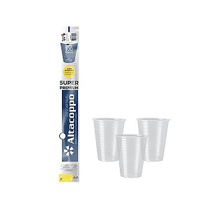 Copo de Plástico PP 330mL Transparente C/50 Altacoppo