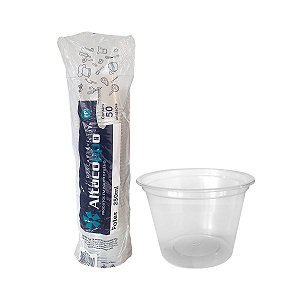 Pote Plástico PP 250mL 50 unidades Altacoppo