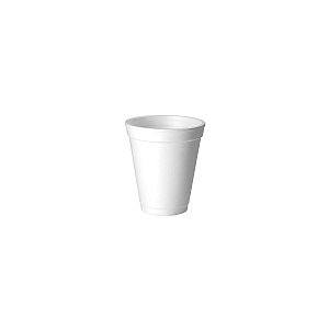 Copo de Isopor Térmico 120mL Branco 25 unidades Copobras
