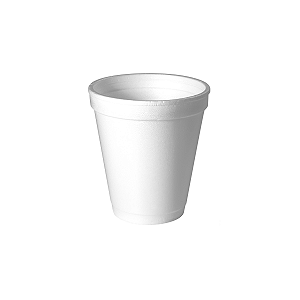 Copo de Isopor Térmico 240mL Branco C/25 Copobras