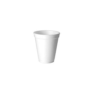 Copo de Isopor Térmico 180mL Branco 25 unidades Copobras