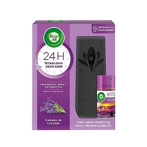 Aparelho Odorizador + Refil Odorizador 250mL Lavanda Bom Ar