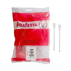 Mexedor de Drink Remo Cristal 11cm 200 unidades - Prafesta