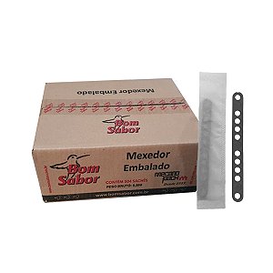 Mexedor de Cafe Remo 9,5cm em Sachê c/504 Bom Sabor