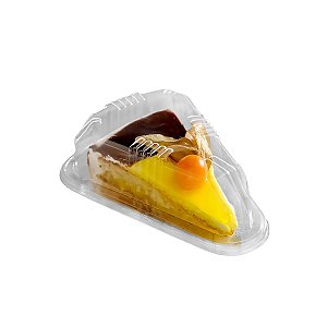 Embalagem Fatia de Torta G630 Cristal 300 unidades - Galvanotek
