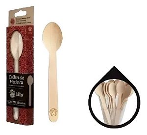 Colher de Madeira Refeição 12 unidades - Billa