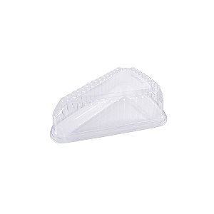 Embalagem para Fatia de Bolo Transparente C/100 Prafesta