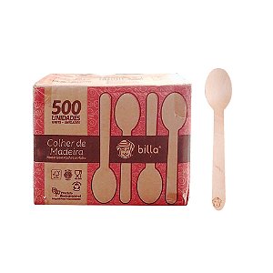 Colher de Madeira 500 unidades - Billa