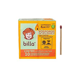 Fósforo Comum 4 Cm Billa Com 10x40