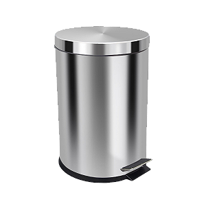 Lixeira Redonda de Inox com Pedal 20L - JSN