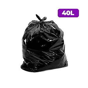 Saco para Lixo Reforçado 40 Lt c/ 100 und - Wide Stock