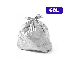 Saco para Lixo Reforçado 60 Lt Leitoso c/ 100 und - Wide Stock