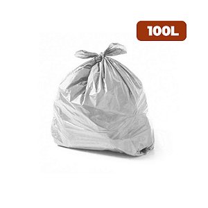 Saco para Lixo 100 Litros BL5 Leitoso com 100 unidades