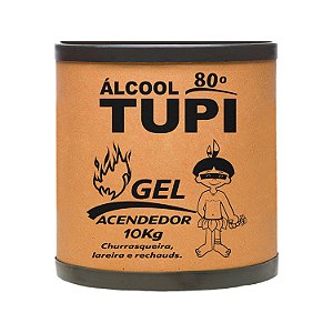 Álcool Gel Acendedor 80º INPM 10kg Tupi