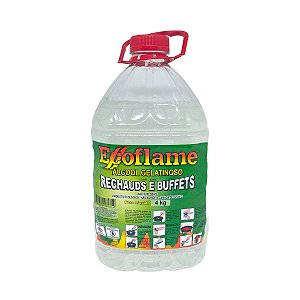 Álcool Gel Acendedor 80ºINPM Rechaud 4kg Ecoflame