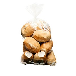 Saco Plástico Perfurado para Pão 27x40cm 1000 unidades Europel