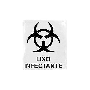 Adesivo Pequeno Infectante Preto