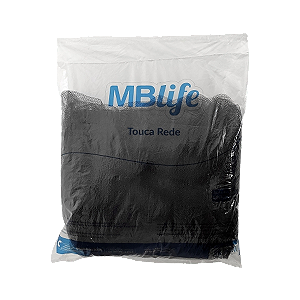 Rede para Cabelo Preta com 100 unidades MB Life