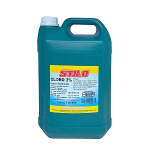 Cloro Alvejante Hipoclorito Sódio 3% 5L - Stilo