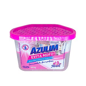 Evita Mofo Desumidificador de Ambientes Floral 160g - Azulim