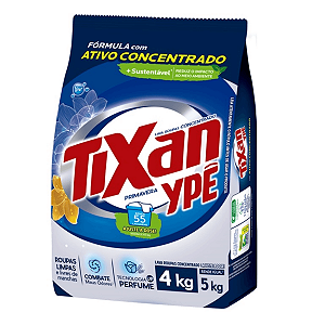 Sabão em Pó Sachê 4kg Primavera Tixan - Ype