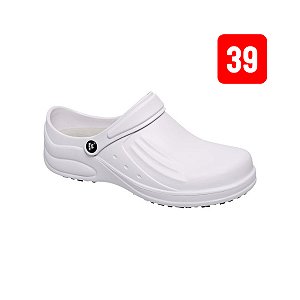 Sapato Tamanco BB61 Branco Nº 39 Soft Works