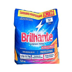 Sabão em Pó Limpeza Total 5,6kg Brilhante