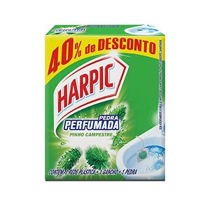Pedra Sanitária Aroma Plus Pinho 20g - Harpic