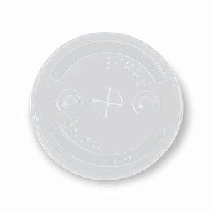 Tampa para Copo 330mL com Furo c/100 Zanatta