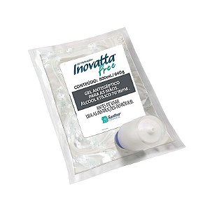 REFIL ÁLCOOL EM GEL PARA MÃOS 70% 800ML GHB20 INOVATTA FREE QUARTZ